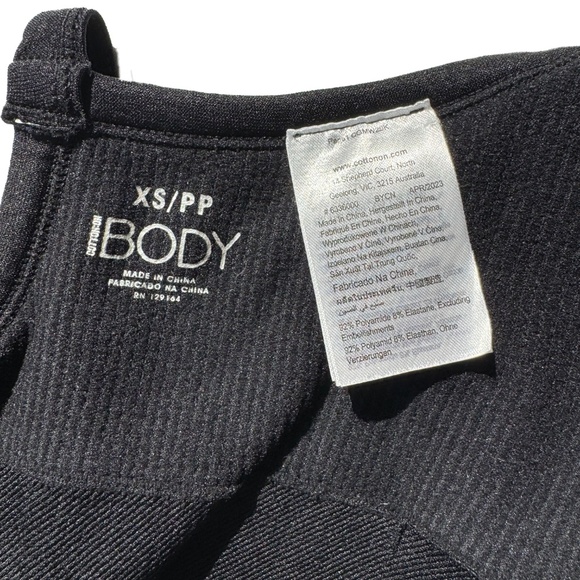 Cotton On Body Bralette XS Soft Stretch Lounge Bra Cream Minimalist Comfy Layer - Picture 4 of 4